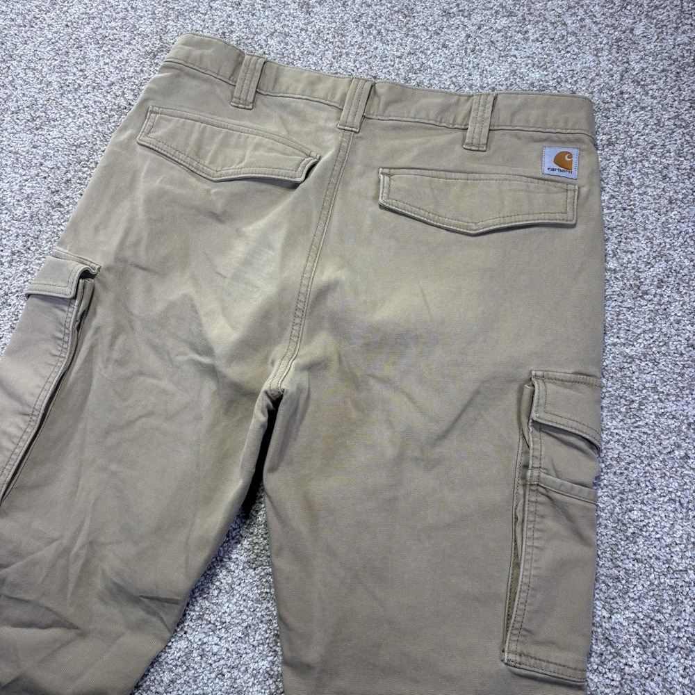 Carhartt Men's Tan Cargo Work Pants 34 X 24